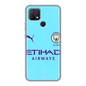 Силиконовые Чехлы принт Футбол на OPPO A15s (Man City)