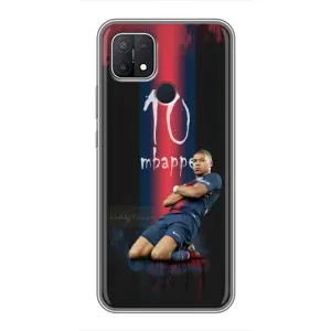 Чохол (TPU) з Футболістом на OPPO A15s (MBAPPE 10)
