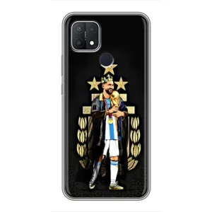 Чохли Лео Мессі Аргентина для OPPO A15s (Мессі король)