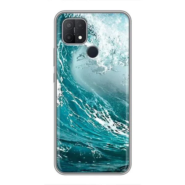 Чехол с рисунком «Морская волна» для OPPO A15s Чехол с рисунком «Морская волна» для OPPO A15s