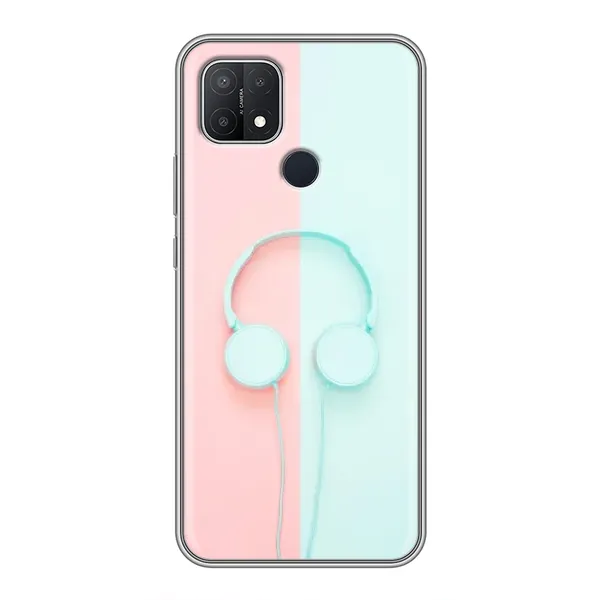 Чехол с рисунком «Наушники» для OPPO A15s Чехол с рисунком «Наушники» для OPPO A15s