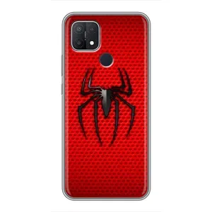 Чехол Супергерой Человека Паука на OPPO A15s (Паук марвел)