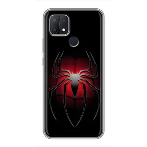 Чехол Супергерой Человека Паука на OPPO A15s (Паук)