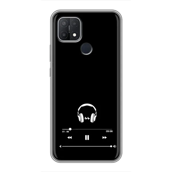 Чехол с рисунком «Плеер» для OPPO A15s Чехол с рисунком «Плеер» для OPPO A15s