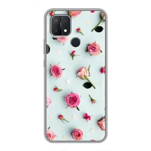 Чохли з принтом Троянд для OPPO A15s (Різні квіти)