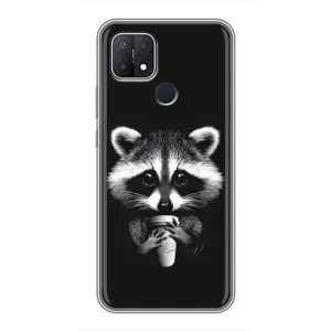 Силіконовий Чохол з Энотами на OPPO A15s (З кавою)