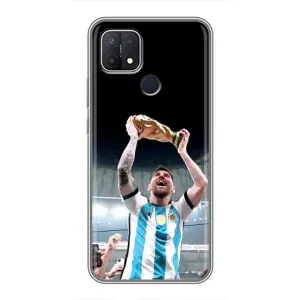 Чохли Лео Мессі Аргентина для OPPO A15s (Щасливий Мессі)