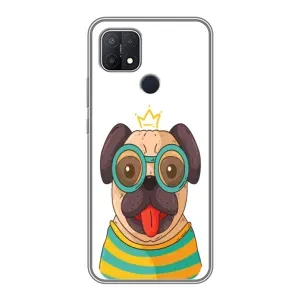 Бампер для OPPO A15s з картинкою "Песики" (Собака Король)
