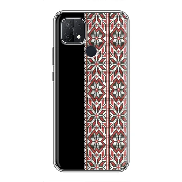 Чехол с рисунком «Стильная вишиванка» для OPPO A15s Чехол с рисунком «Стильная вишиванка» для OPPO A15s
