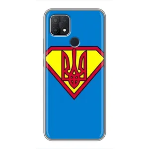 Чехол с картинкой (Патриотический ГЕРБ) на OPPO A15s (Super - Герб)