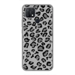Чохол з леопардовим принтом на OPPO A15s (Темний леопард)