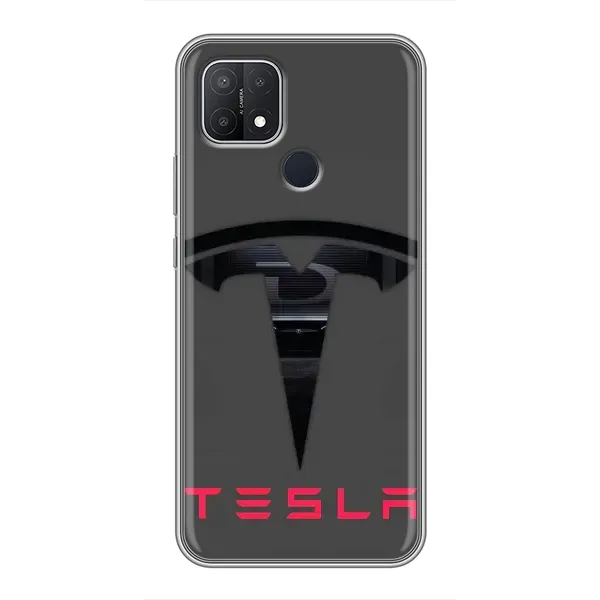 Чехол с рисунком «Logo TESLA» для OPPO A15s Чехол с рисунком «Logo TESLA» для OPPO A15s