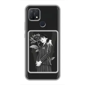 Чехлы с принтом Уэнсдей на OPPO A15s (Венсдей картина)