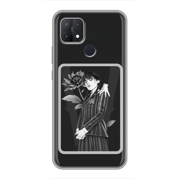 Чехол с рисунком «Венсдей картина» для OPPO A15s Чехол с рисунком «Венсдей картина» для OPPO A15s