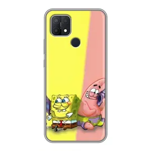 Чехлы с Патриком на OPPO A15s (Звонок)