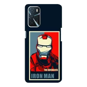 Чохол Супергерой Залізна Людина на Oppo A16 (Art Iron man)