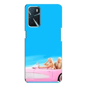Силиконовый Чехол Барби Фильм на Oppo A16 (Барби и Кен)