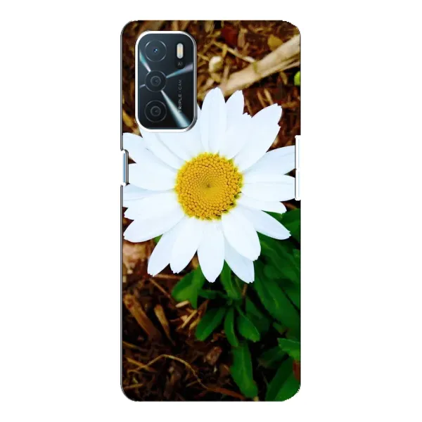 Чехол с рисунком «Белая ромашка» для OPPO A16 Чехол с рисунком «Белая ромашка» для OPPO A16