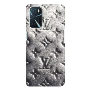 Текстурный Чехол Louis Vuitton для Оппо А16 (Бежевый ЛВ)