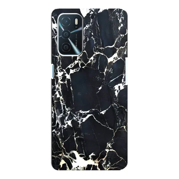 Чехол с рисунком «Чёрный мрамор» для OPPO A16 Чехол с рисунком «Чёрный мрамор» для OPPO A16