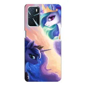 Чохол Unicorn на Oppo A16 (Єдиноріжки на хамарках)