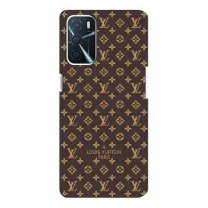 Чехол Стиль Louis Vuitton на Oppo A16 (Фон Луи Виттон)