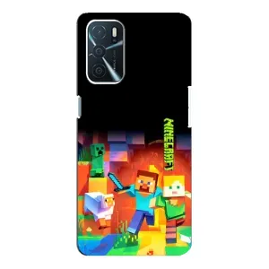 Чохли для Oppo A16 (Персонажі МайнКрафт) (Герой Майнкрафт)