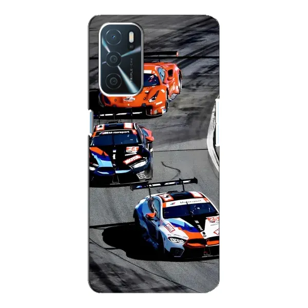 Чехол с рисунком «Гонщики» для OPPO A16