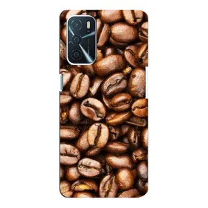 Чохол з зображенням смачної їжі для Oppo A16 (Кава)