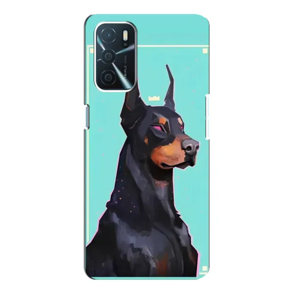 Чехол с рисунком «Король доберман» для OPPO A16 Чехол с рисунком «Король доберман» для OPPO A16
