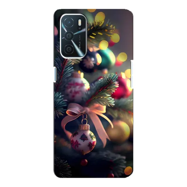 Чехол с рисунком «Красивая елочка» для OPPO A16