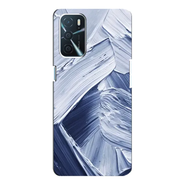 Чехол с рисунком «Краски мазки» для OPPO A16