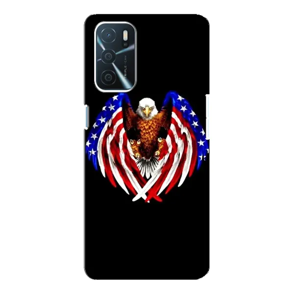 Чехол с рисунком «Крылья США» для OPPO A16