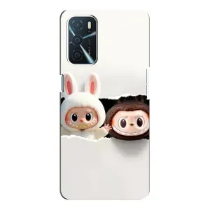 Чохол з принтом Лабубу для Oppo A16 (Фігурки Labubu)
