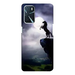 Чохли з зображенням різних тварин на Oppo A16 (Кінь)