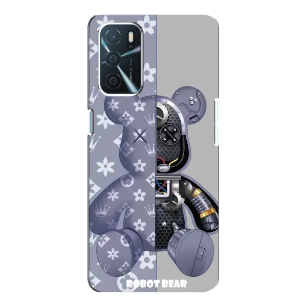 Чехол с рисунком «Медведь Louis Vuitton» для OPPO A16