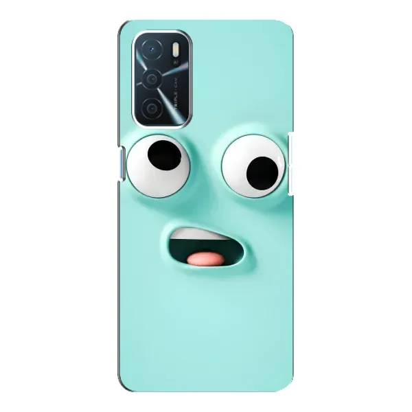 Чехол с рисунком «Забавное мятное лицо» для OPPO A16 Чехол с рисунком «Забавное мятное лицо» для OPPO A16