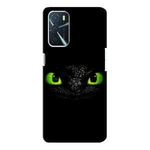 Чехол дракон Беззубик для Oppo A16 (Глаза Беззубика)