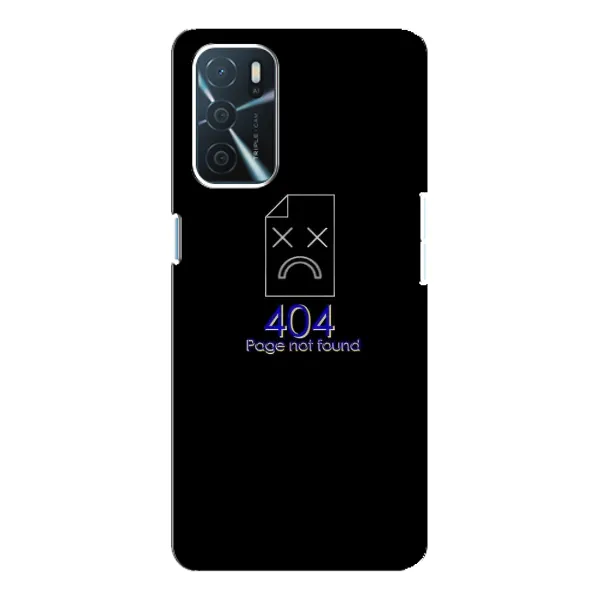 Чохол з малюнком «Помилка 404» для OPPO A16 Чохол з малюнком «Помилка 404» для OPPO A16
