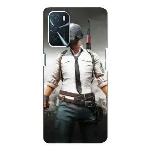 Чохол з картинкою "Герой Pubg" на Oppo A16 (Пабг)