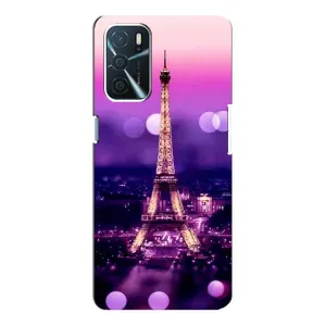 Чехол с Эйфелевой башней на Oppo A16 (Париж башня)