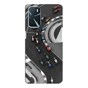 Чехол фильм Формула 1 для Oppo A16 (Гонки ф1)