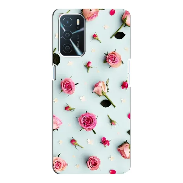 Чехол с рисунком «Разные цветы» для OPPO A16 Чехол с рисунком «Разные цветы» для OPPO A16