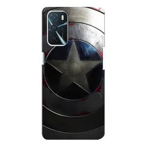 Чохол с Щітом Капітана Америки на Oppo A16 (Ретро Щит Капітана)