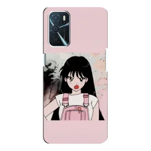 Чехол с персонажами АНИМЕ на Oppo A16 (Сейлор Марс)
