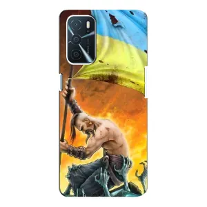 Чехол с картинкой (Патриотический КОЗАК) на Oppo A16 (Сильный Козак)