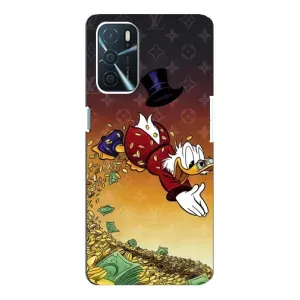 Силиконовый чехол для Oppo A16 (Скрудж Луи Виттон)