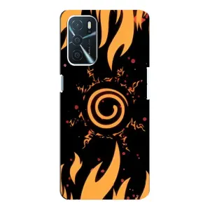Купить Чехлы на телефон с принтом Anime для Oppo A16 (Солнце Наруто)