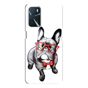 Бампер для Oppo A16 з картинкою "Песики" (В окулярах)
