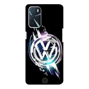 Чохол "Фольксваген" для Oppo A16 (Volkswagen на чорному)